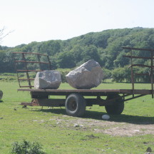 Delivering boulders